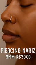 Carregar imagem no visualizador da galeria, Piercing nariz cravejado