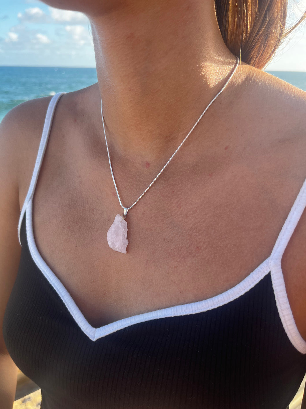 Pingente Calcita Rosa