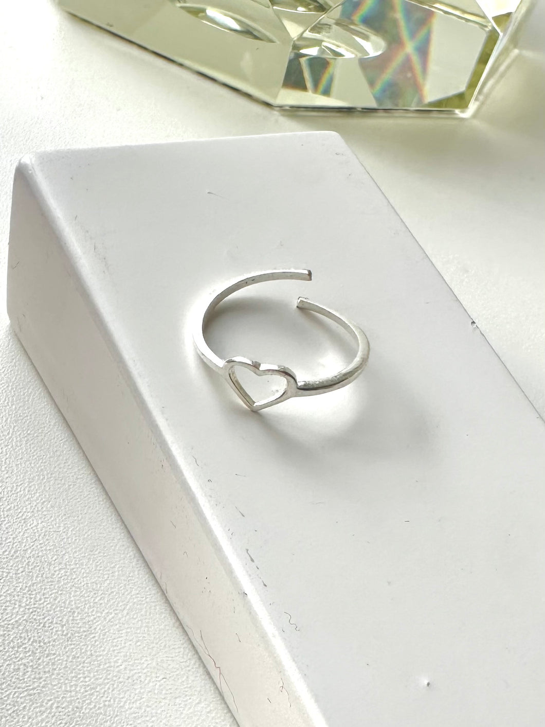 Anel corações regulável