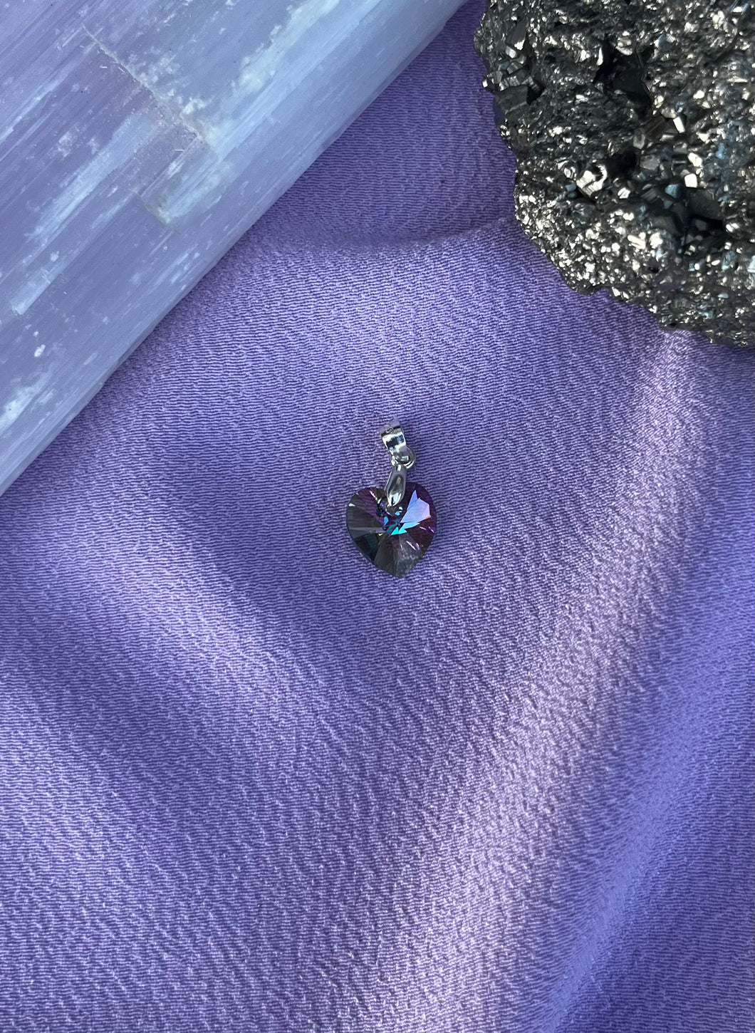 Pingente Coração Swarovisk Furta Cor