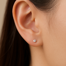 Carregar imagem no visualizador da galeria, Brinco Ponto de Luz 2mm prata 925
