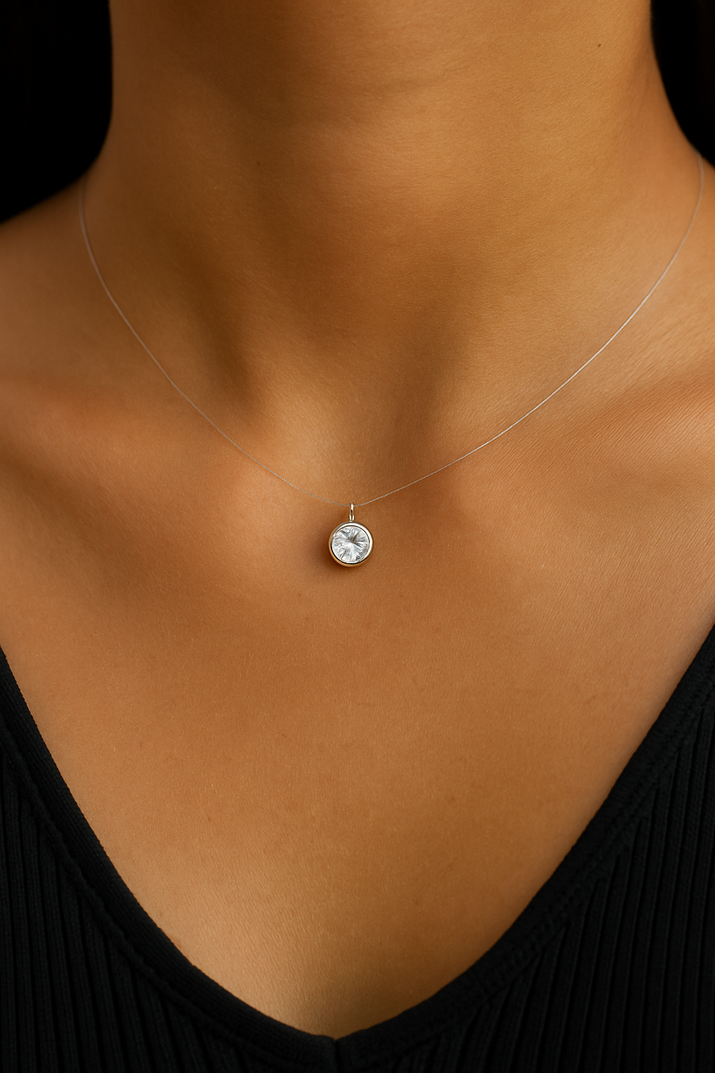 Choker Invisível Ponto de Luz