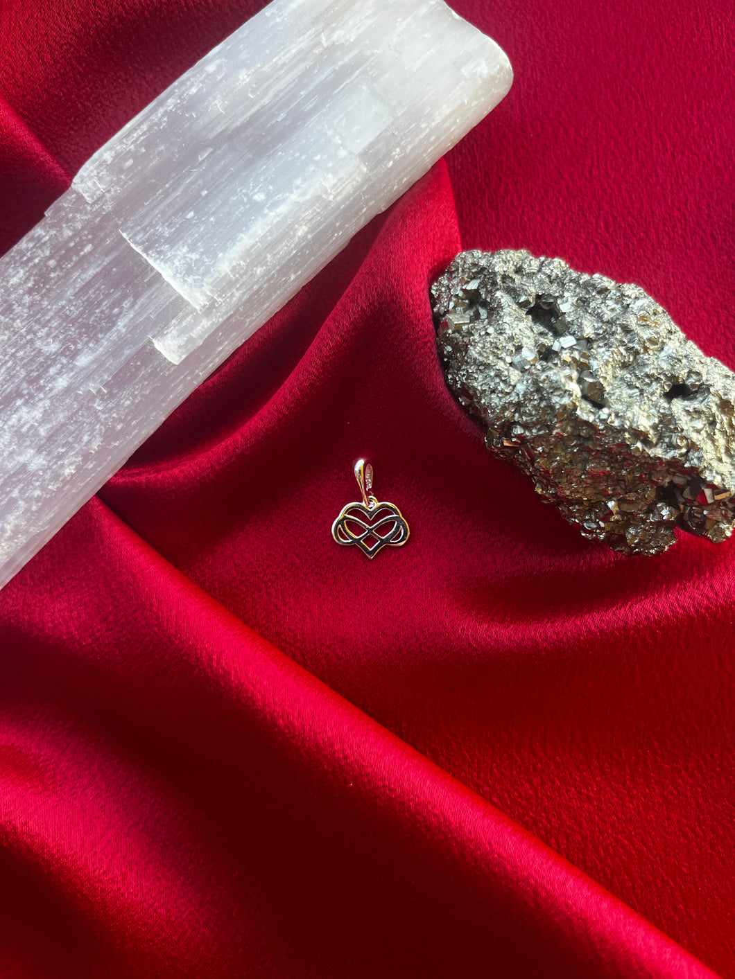 Pingente Coração/Infinito