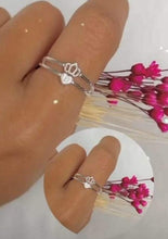 Carregar imagem no visualizador da galeria, Anel Coração e Coroa
