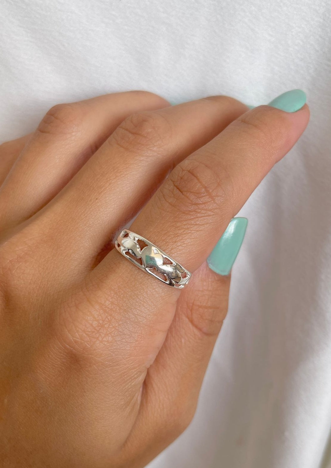 Anel Golfinho e Coração