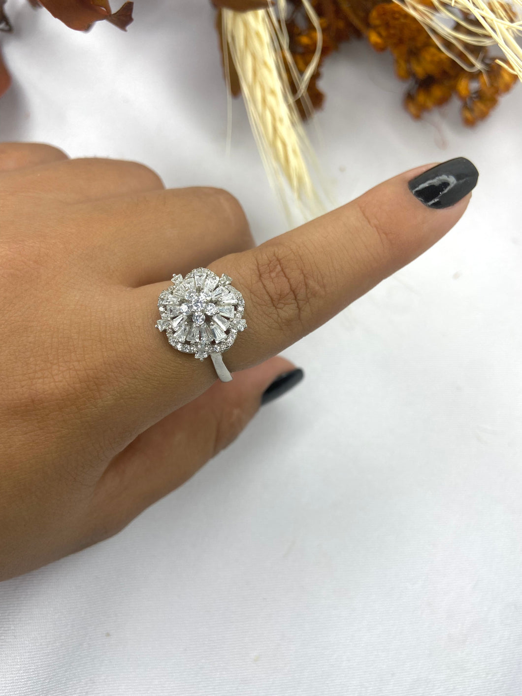 Anel Cravejado Florzinha