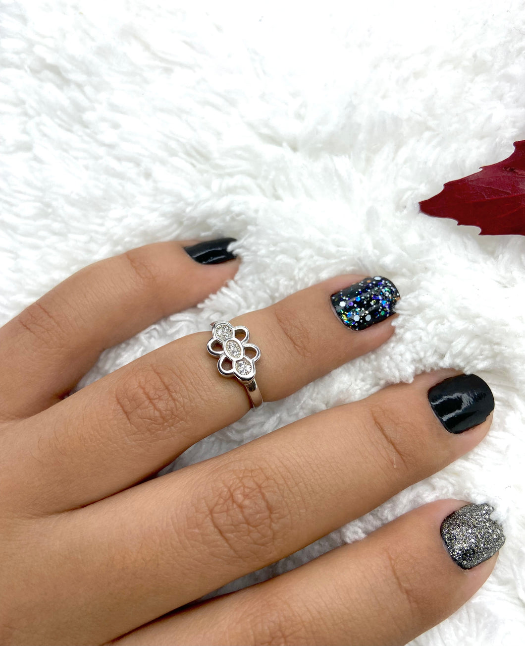 Anel Falange Flor II