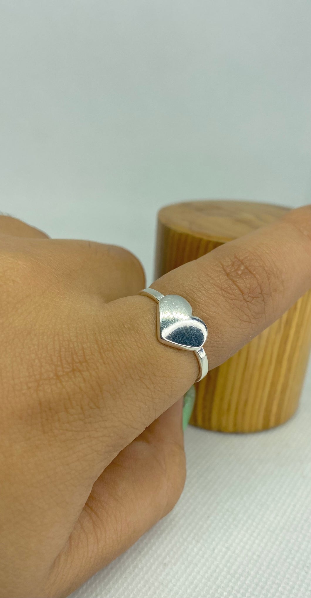 Anel Coração Liso II